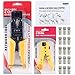 Coaxial Crimping Stripping Tool, Proster Wire Terminal Crimper with Wire Stripper Cutter And 15 F-Type Connector Adjustable Connector F/BNC/RCA Cable Coaxial/ Network/ UTP/STP Cable RG 59/ 6 RG 7/11