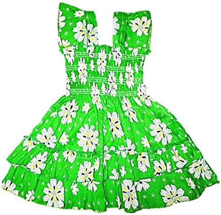 TOUCH UP FASHION Baby Girl Dress Dresses for 18-24 Months.Fitted UP to 3 Years IT is Made UP of Pure 100% Premium Cotton .for All Occasions and Casual. (209 Green 20)