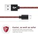 Vanzon Micro USB Cable,3Pack 10FT Extra Long Nylon Braided High Speed USB to Micro USB Charging Cables Android Charger Cord for Samsung Galaxy S7 Edge/S6/S4,Note 5/4,HTC,LG,Nexus-Black Red