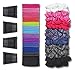 Stylin Hair Accessories Set for Women - Contains 180 Essential, Premium Hair Care Accessories - Hair Ties, Claw Clips, Hair Scrunchies, Bobby Pins, Detangling Brush, Shower Comb, Paddle Brush & More