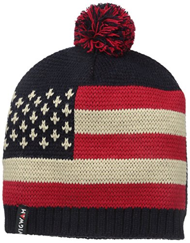 Wigwam Men's All Amarican Beanie, Navy, One Size
