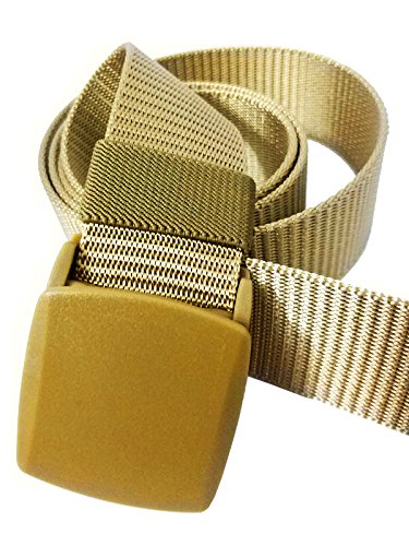 image for LOCCOL Mens Gun Golf Military Tactical Ratchet Automatic Plastic Buckl