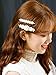 Beautifultracy 5 Pieces Hair Barrettes Hair Pins Decorative Wedding Bridal Artificial Pearl Hairpins Handmade Bridesmaid Hair Clips Hair Accessories for Women Ladies Girls