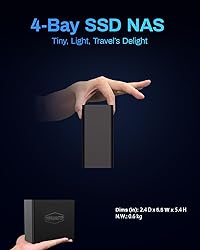 TERRAMASTER F4 SSD NAS Storage - 4Bay All SSD NAS