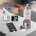 Portable Blender Glass, TOPQSC USB Rechargeable 5200mAh Personal Blender 15oz for Shakes with 2 Lids, Smoothies and Baby Food with Travel