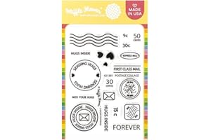 Waffle Flower Postage Collage Stamp Set