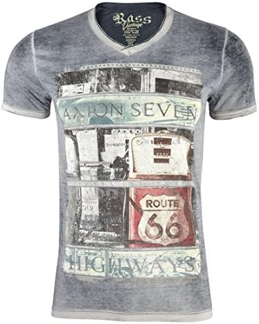Rass Vintage Graphic T-shirt – Men’s Tee Shirts MJC5020-BLK-L