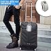 Xueyan Inflatable Daydreamer Face Pillow with Lunch Break Travel Packsack and Luggage Clip - Gray
