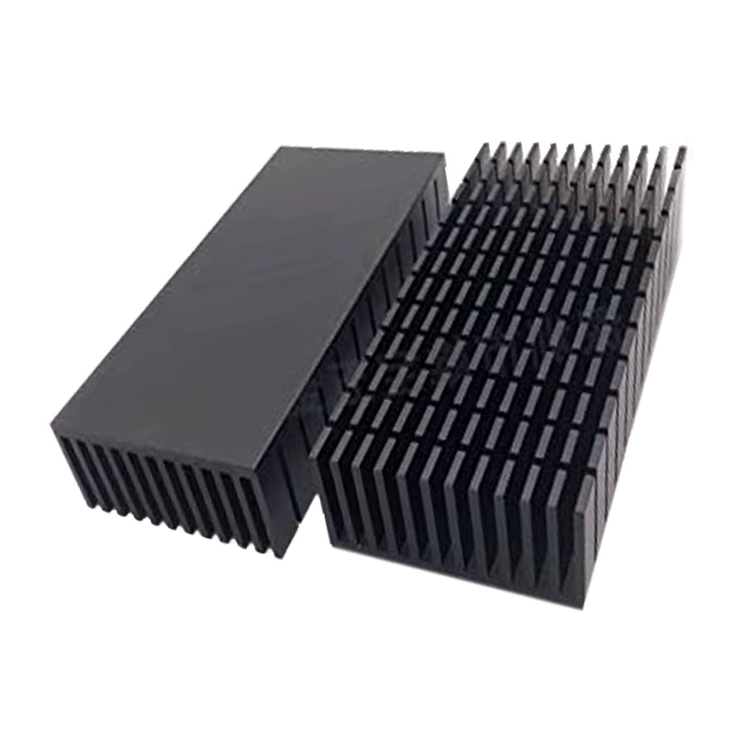 Easycargo 2pcs 40mm Heatsink Kit 120mmx40mmx20mm, Cooling Aluminum Heatsink