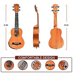MORSE Soprano Ukulele Arm Rest Ukulele for Beginner