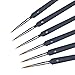 Professional-Paint Brush Set - Miniature Art Brushes for Fine Detailing & Art Painting - Acrylic, Watercolor, Oil - Miniatures, Models, Nail Marking various brushes 6 pieces