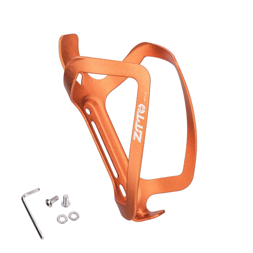Cool Bicycle Water Holder Cage for Road and Mountain Bikes, Prams and Wheelchair (Orange)