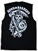 Sons of Anarchy Men's Reaper Shield Muscle Tank Top, Black, 2XL