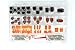 DEUTSCH DTM 191 PCS CONNECTOR KIT 20AWG SOLID CONTACTS (MADE IN USA)