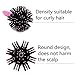 Vinmax 3D Hair Brush,360 Degree Ball 3D Bomb Curl Brush - Hot Curling Tangle Brush Styling Salon Round Hair Curling Comb Tool(Pink)