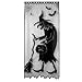 Heritage Lace Witch 38-Inch Wide by 84-Inch Drop Scenic Panel, Black