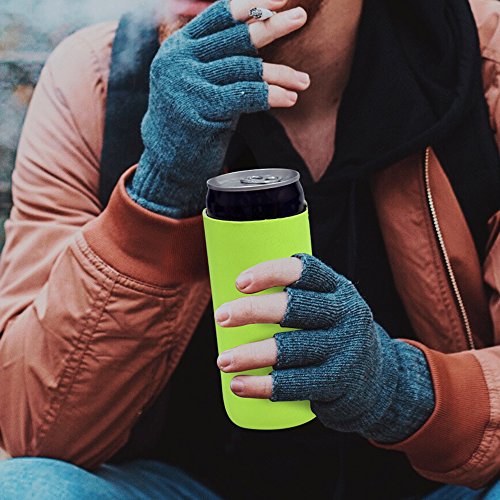Acelane Beer Can Sleeves Cooler Insulated Covers Extra Thick Neoprene Fits Most 12 oz Cans Beer Soda Soft Drinks -Pack of 4