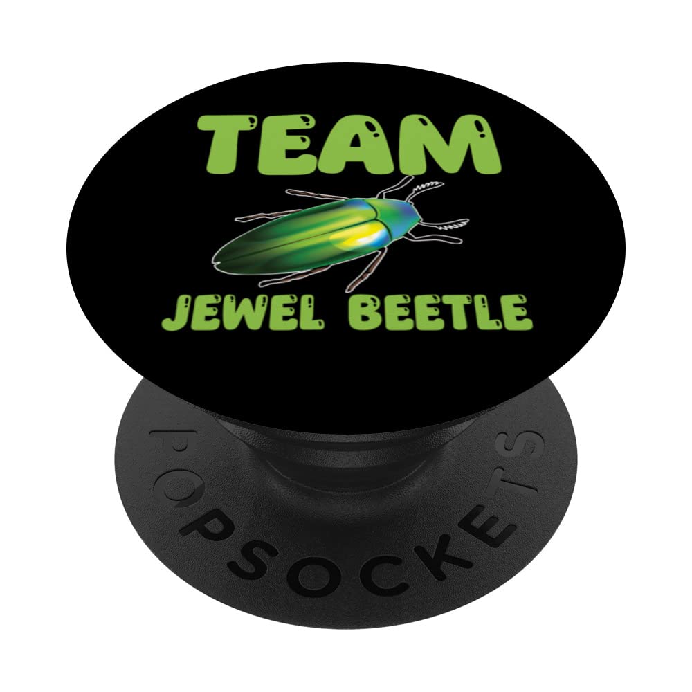 Cute Team Jewel Beetle Costume Buprestidae Bugs And Insects PopSockets Swappable PopGrip