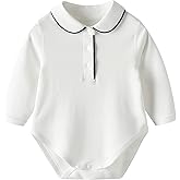 ShoKids Baby Bodysuit Short and Long Sleeve One-Piece Outfit for Infant Boys Girls 0-24 Months