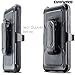 COVRWARE Aegis Series Compatible with Galaxy J3 (2016)/ J3 V/Sky/Sol/ j36/ j36V/Amp Prime/Express Prime Full-Body Holster Armor Case with Built-in Screen Protector, Belt-Clip, Kickstand, Blue