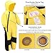 HAPIU Kids Toddler Rain Suit Muddy Buddy Waterproof Coverall,Yellow,2T,Original