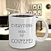 Everything Stops For COVFEFE! - Funny Gift for any occasion - Ceramic Coffee Cup Tea Mug 11oz by ProtoPixie