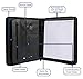 No. 1 Portfolio Folder Padfolio Binder Folio Zipper - Faux Leather Business Planner File Personal Organizer Case for Legal Writing Pad, Divider Note, Tablet, Resume, Interview, Executive Men Women