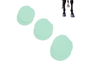 tinkare 3 Pack Horse Boot Pad Horse Hoof Pads Heel Pad for Hoof Support Shock Absorption Increase Comfortable Hoof Protect