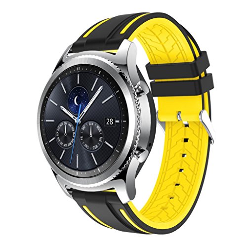 for Samsung Gear S3 Frontier,Outsta New Fashion Sports Silicone Bracelet Strap Band (B)