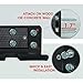 RIGERS Vertical Wall Mounted Barbell Holder - 4 Bars Hanger - Barbells Storage Rack, Weight Bar Holder, Garage Gym Bar Wall Rack