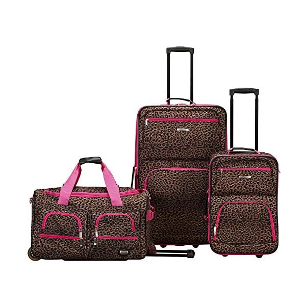 rockland 3 piece luggage set