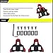 1 Pair Road Bike Cleats, Bicyce Cycling Cleat 6 Degree Float Self-Locking Cycling Pedal Cleats Compatible with Shimano SH-11 SPD-SL(Red)thumb 3