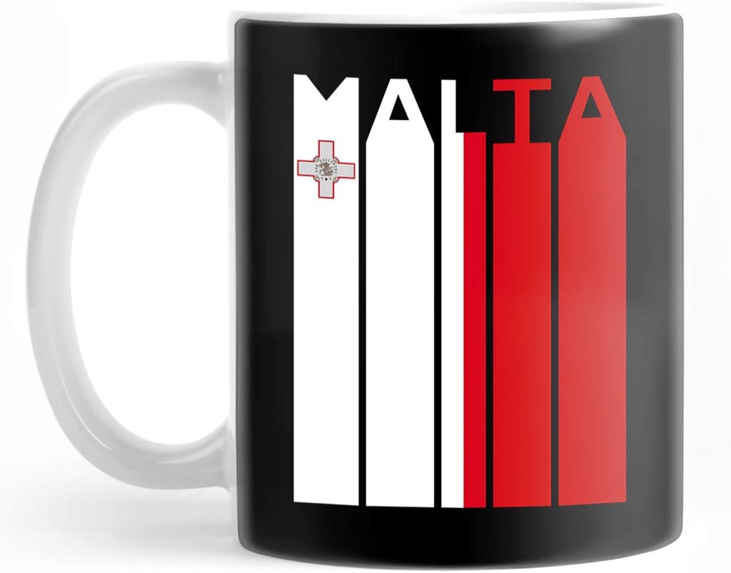 Malta Vintage Malta Flag Maltese Flag Coffee Mug 11oz