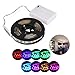 Excelvan 1.5M/4.9FT IP65 Waterproof Flexible Color Changing RGB SMD 5050 45 LEDs DC 5V Battery-powered LED Strip Light with Mini Controller
