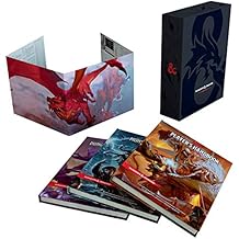 Dungeons & Dragons Core Rulebooks Gift Set (Special Foil Covers Edition with Slipcase, Player's Handbook, Dungeon Master's Guide, Monster Manual, DM Screen)