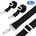 Kohree Bimini Boat Top Straps Adjustable with Snap Hooks & Loops, 28“~60” Marine Awning Webbing Straps, Stainless Steel Boat Hardware, 2 Pcs
