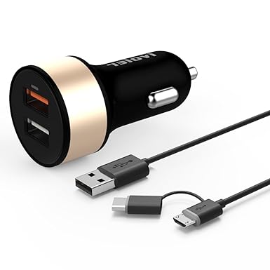 Ivoler Quick Charge 3 0 30w 2 Ports Usb Car Charger Qc 3 0 Port