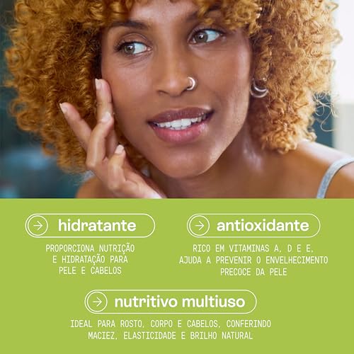 Óleo de Abacate 100% Puro Vegetal e Natural - Hidratante Corporal, Massagem, Banho Aromaterapia e Uso Capilar - Tampa Gotejadora - 140ml Beauts