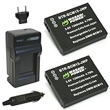 Wasabi Power Battery (2-Pack) and Charger for Panasonic DMW-BCM13, DMW-BCM13PP and Panasonic Lumix DMC-FT5, DMC-LZ40, DMC-TS5, DMC-TS6, DMC-TZ37, DMC-TZ40, DMC-TZ41, DMC-TZ55, DMC-TZ60, DMC-ZS27, DMC-ZS30, DMC-ZS35, DMC-ZS40, DMC-ZS45, DMC-ZS50