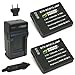 Wasabi Power Battery (2-Pack) and Charger for Panasonic DMW-BCM13, DMW-BCM13PP and Panasonic Lumix DMC-FT5, DMC-LZ40, DMC-TS5, DMC-TS6, DMC-TZ37, DMC-TZ40, DMC-TZ41, DMC-TZ55, DMC-TZ60, DMC-ZS27, DMC-ZS30, DMC-ZS35, DMC-ZS40, DMC-ZS45, DMC-ZS50