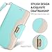 ProCase Galaxy S9 Plus Wallet Case, Flip Kickstand Case with Card Holders Mirror Wristlet, Folding Stand Protective Book Case Cover for 6.2 Inch Galaxy S9+ (2018 Release) - MintGreen