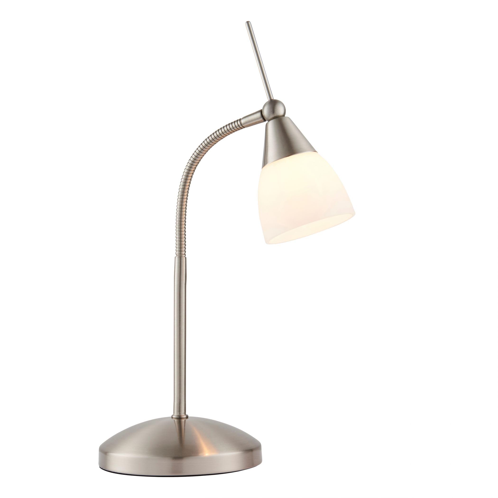 Satin Chrome Desk Lamp