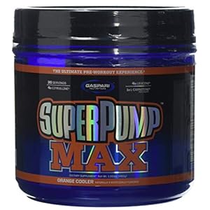 Gaspari Nutrition Super Pump Max Orange Powder, 480 g
