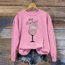 Plus Size Funny Christmas Shirts for Women Long