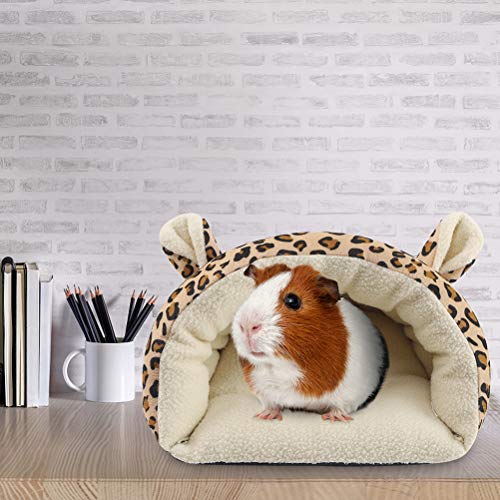 PAWCHIE Guinea Pig Bed Warm Cave Beds for Small Animals, Super Soft