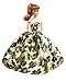 Peregrine Green Print Silk Prom Dress for 11.5 inches Dolls
