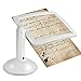 Reading Magnifier, Hand-Free 3X Full-Page Magnifier, Wallfire Magnifying Glass LED Lighted Desktop Lamp for Reading Inspection,Repairing,Handcraft, Crafts, Needlework, Hobbies