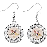 SEIRAA Sorority Queen Gift Sorority Symbol Hook Earrings Sorority Charm Bracelet for Her