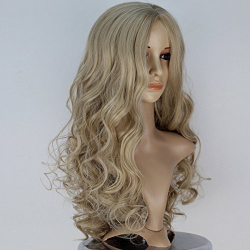 Cinderella Wig for Women, Adult Princess Cosplay Wigs Curly Halloween Christmas Fancy Ball - Image 3
