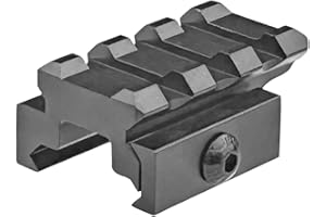 Lion Gears BridgeMount Tactical Picatinny .5" .75" and 1" Risers, 1.45" Long with 3 Slots, Robust and Light-Weighted Design with Steel-to-Steel Connection